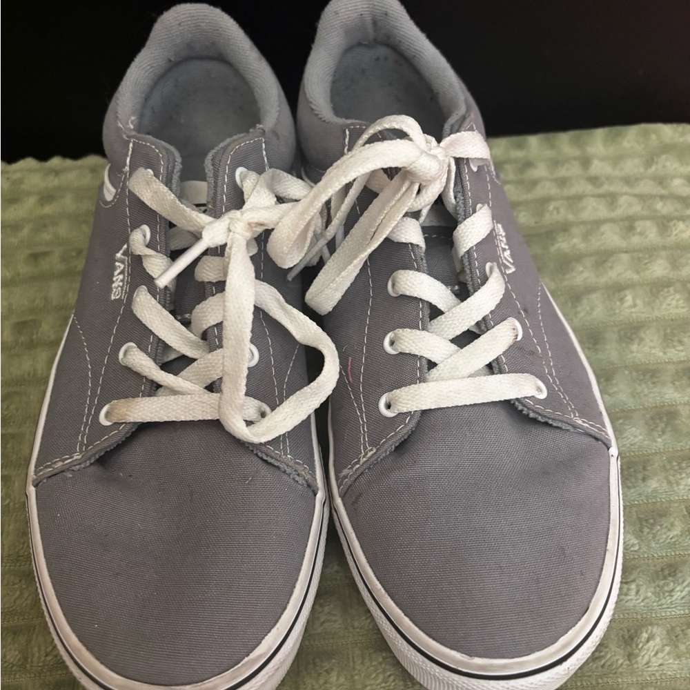 Vans Gray Canvas Sneakers